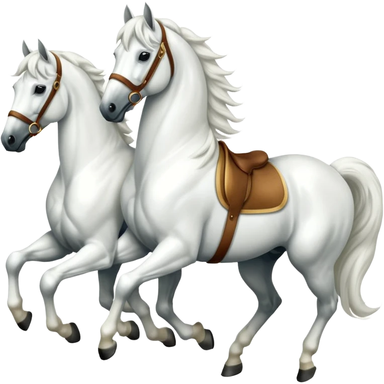 lipizzaner horses emoji