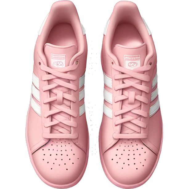 Light pink adidas shoes emoji