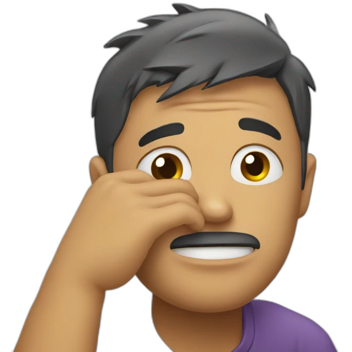 Scratching head emoji