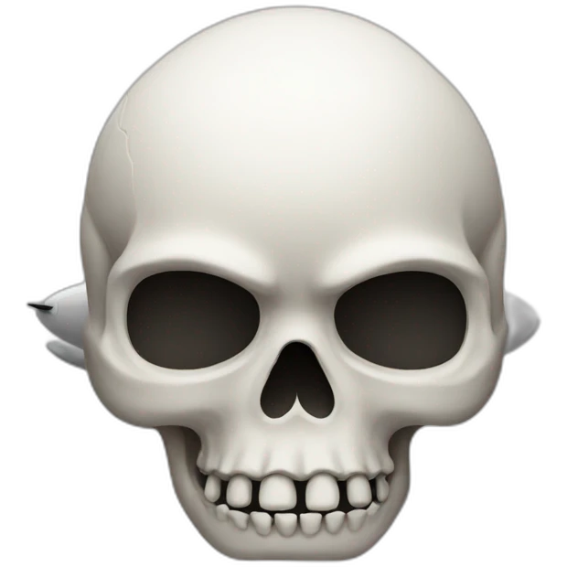 skull airplane emoji