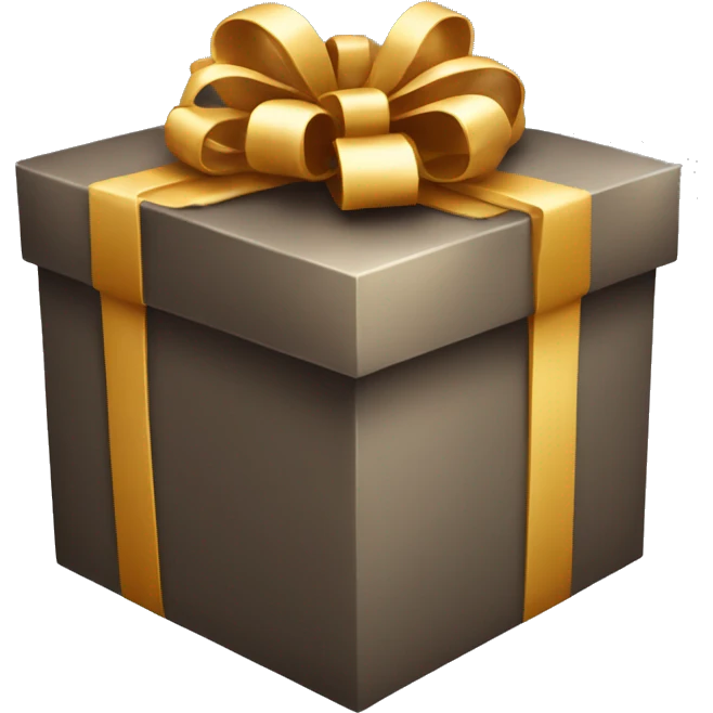 Christmas gift box emoji