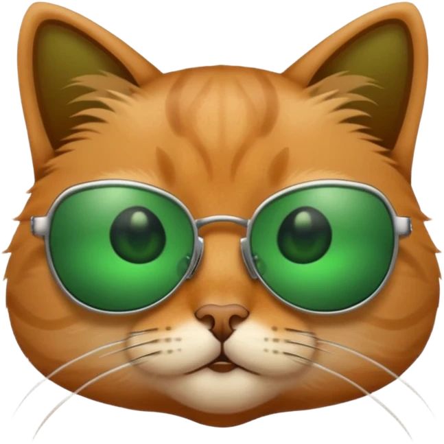 Cat wearing sunglasses emoji