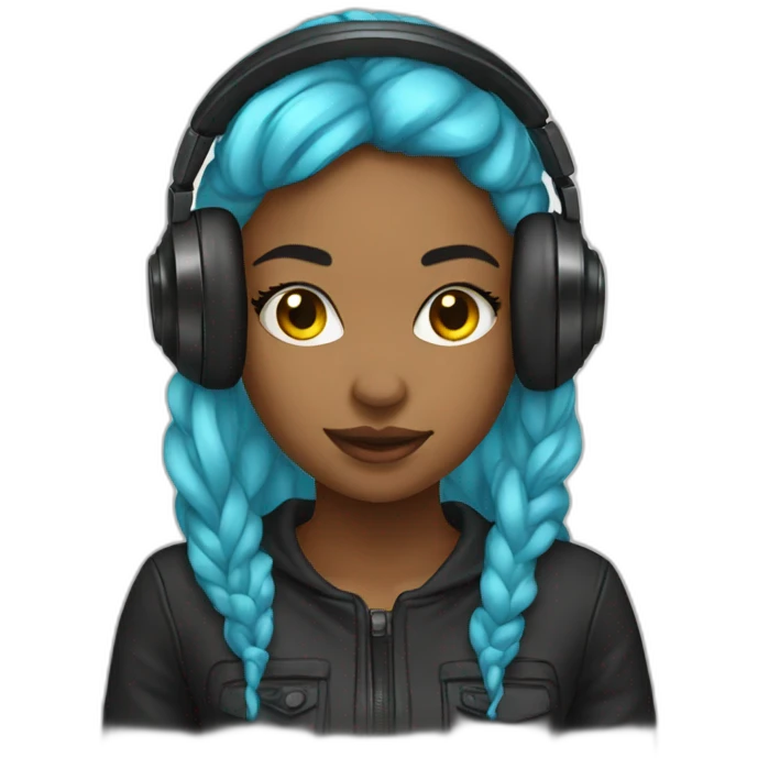 girl dj emoji