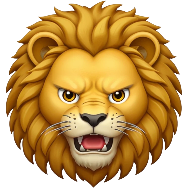 Lion angry emoji