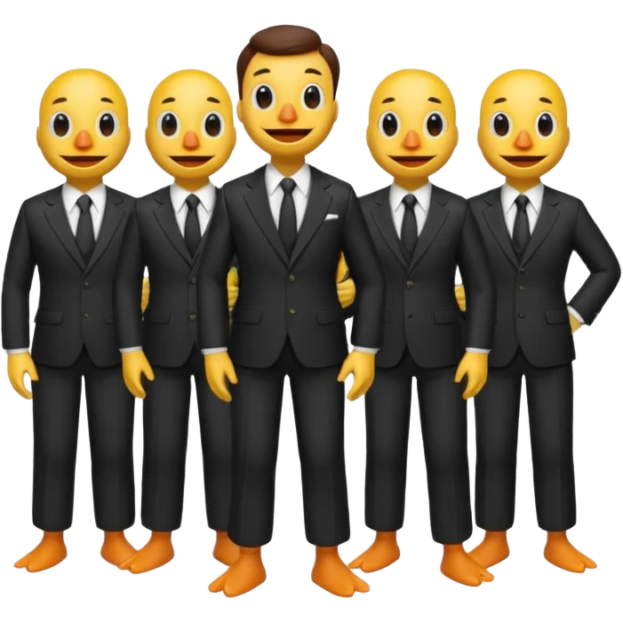socialite duck men emoji