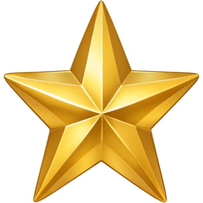 large gold star emoji