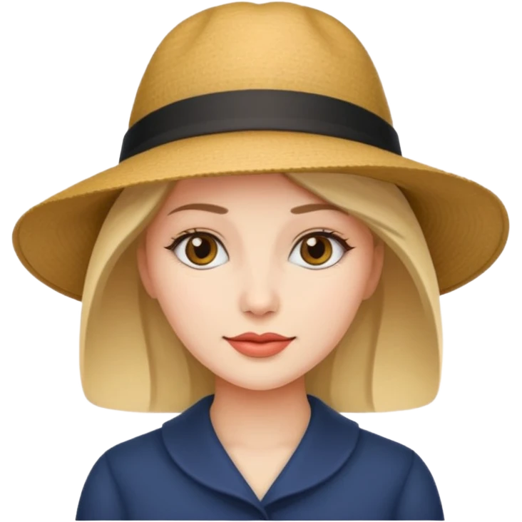 woman wit hat emoji