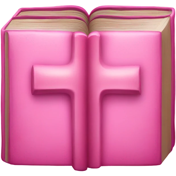 Pink Bible emoji