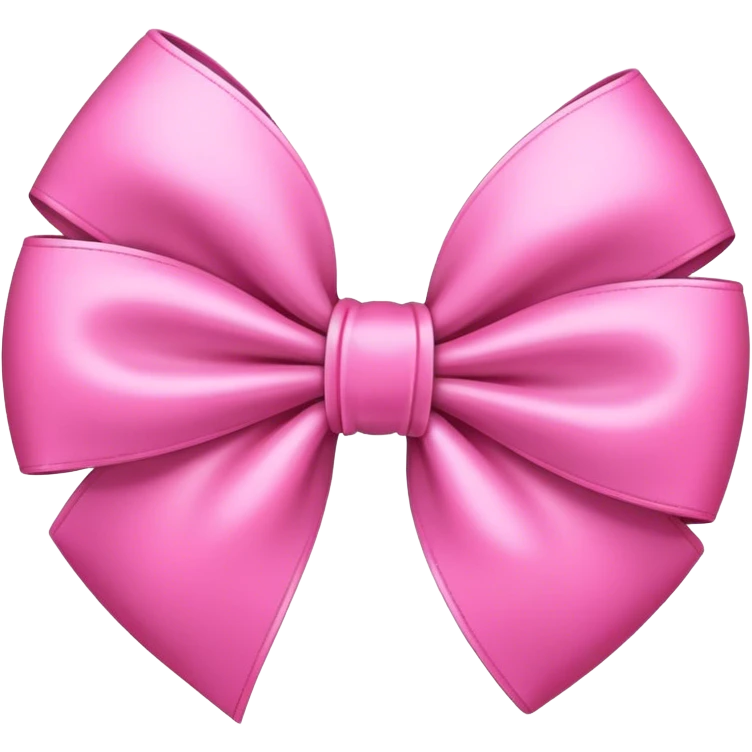 Pink bow emoji