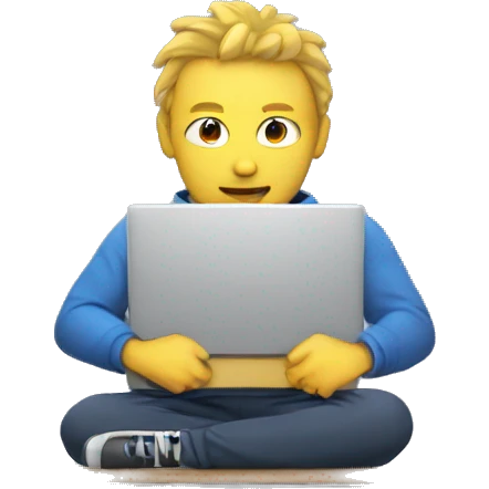 cybersportsman with laptop emoji