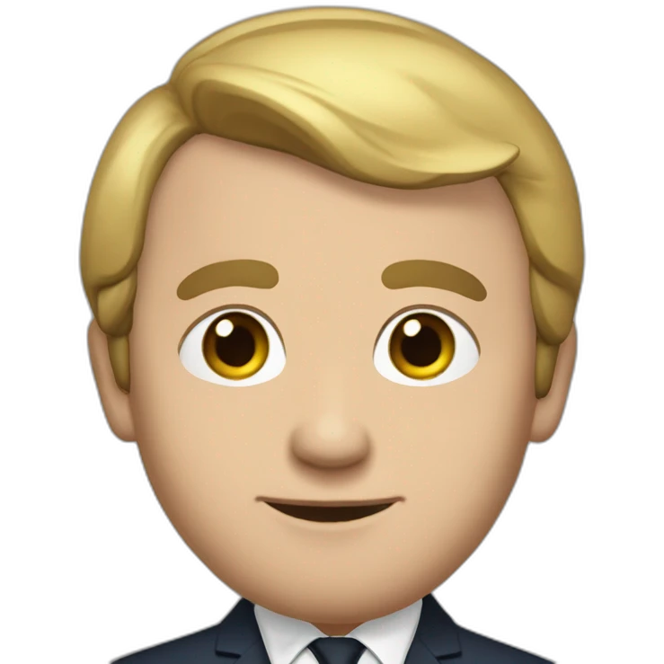 macron chiting emoji