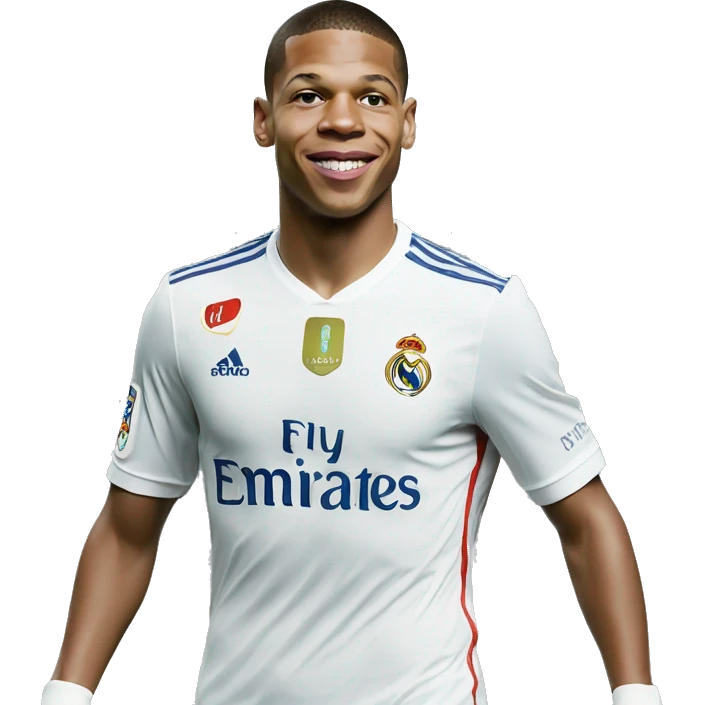 Mbappé in réal madrid emoji