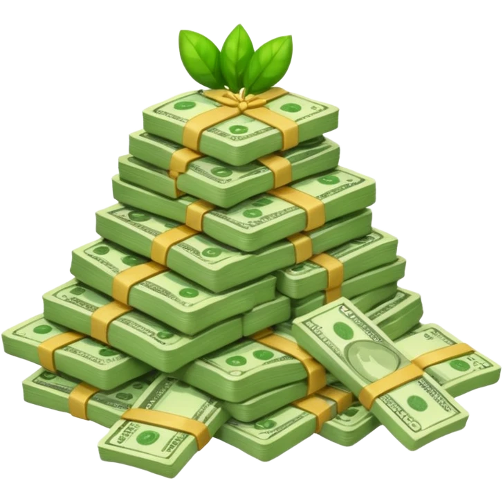 mountain of money emoji