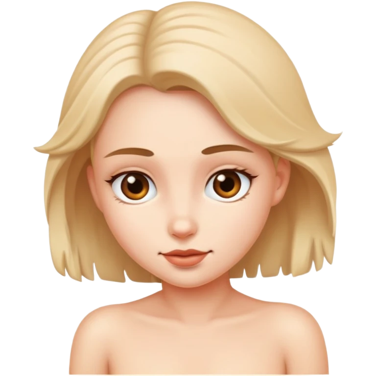 دختر لخت و عریان emoji
