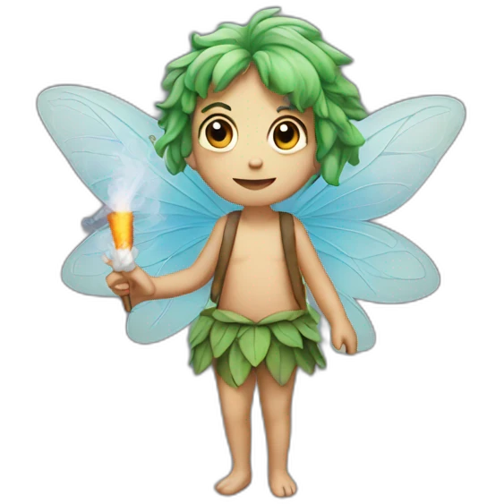 fairy with cigarette emoji