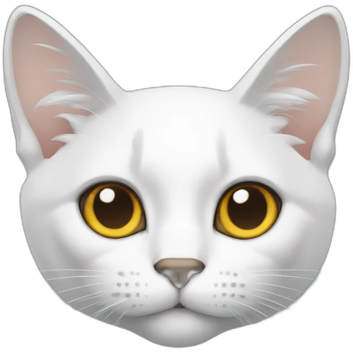 Gato blanco emoji