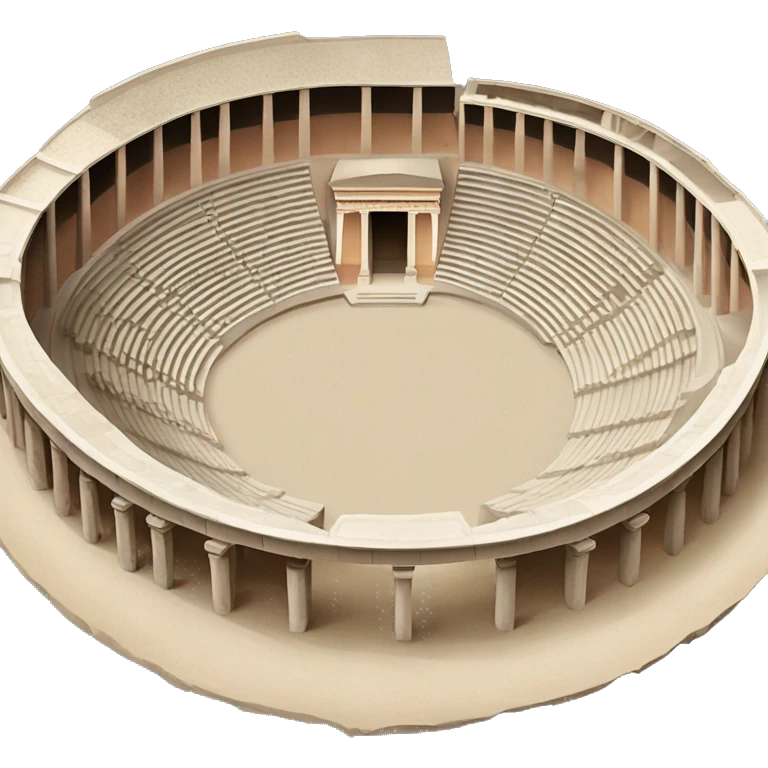 Ancient Greek Epidauros theatre emoji