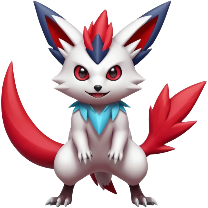 Victini-Zoroark-Zangoose-Fakémon-hybrid-creature (full body)  emoji