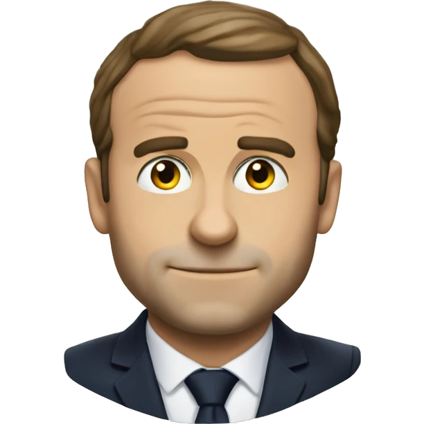 Macron qui embrasse Castex emoji