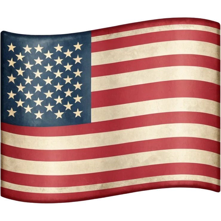 The United States flag with a swastika symbol replacing the stars emoji