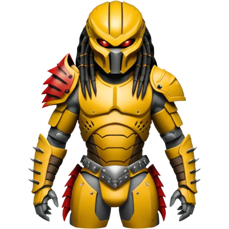 Predator from movie predator with armor emoji
