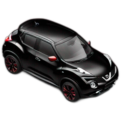 nissan juke noir retro rouge emoji