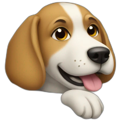 Dog in a car emoji