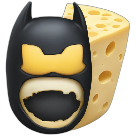 batman made of cheese emoji