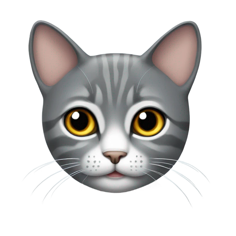 Gato gris emoji