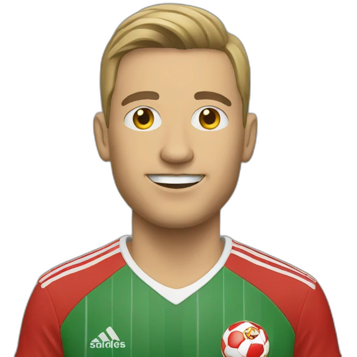 Fußballfan emoji