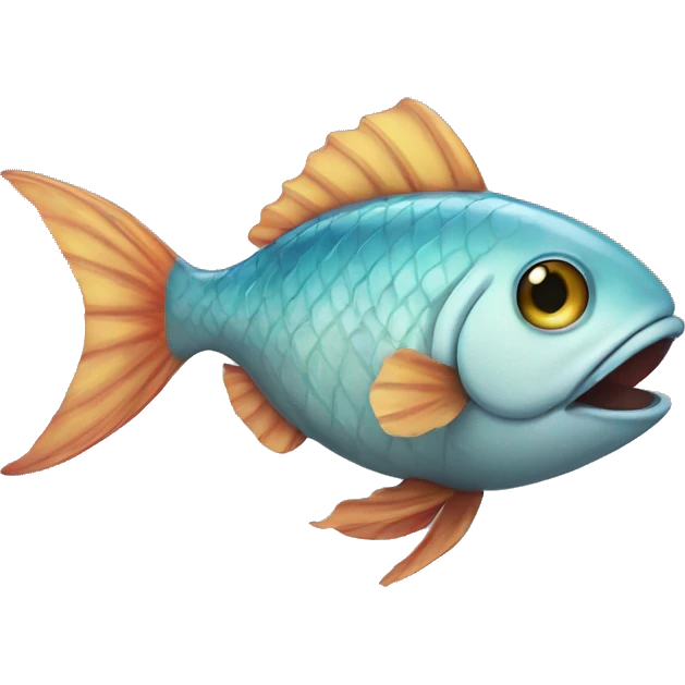 Smiling fish emoji