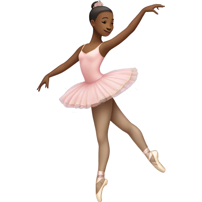 ballerina en pointe emoji