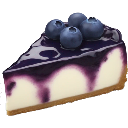 Blueberry Cheesecake  emoji