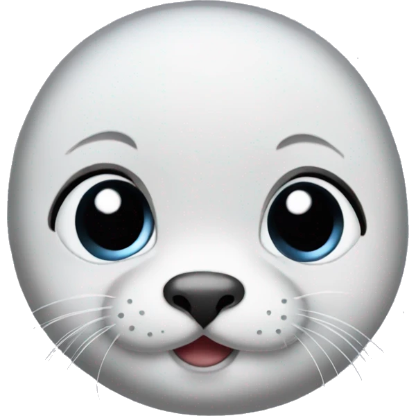 small cute baby seal  emoji