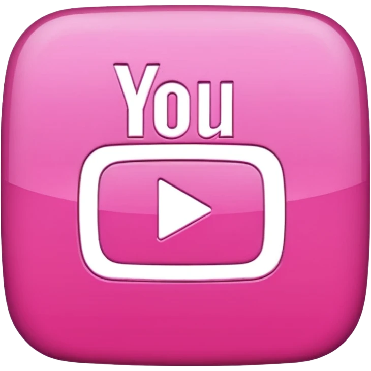 mix pink youtube logo emoji