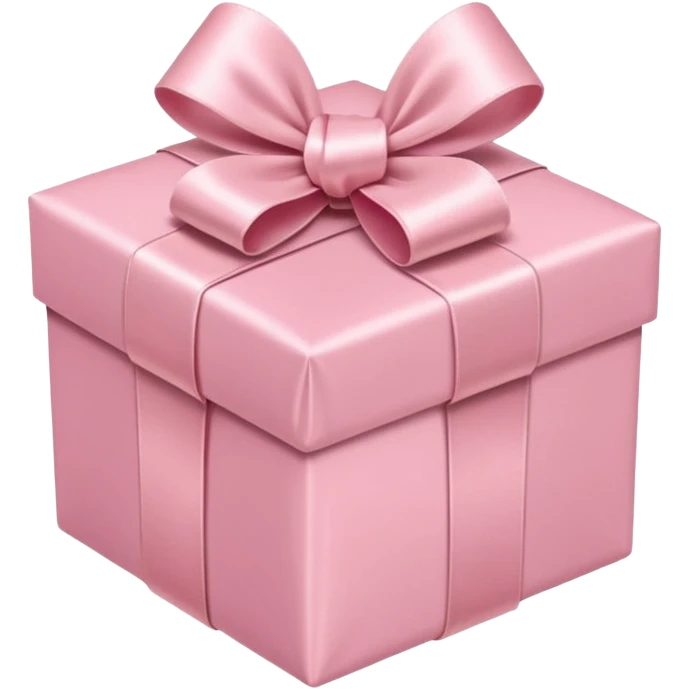 light pink cute gift, variation 3 emoji