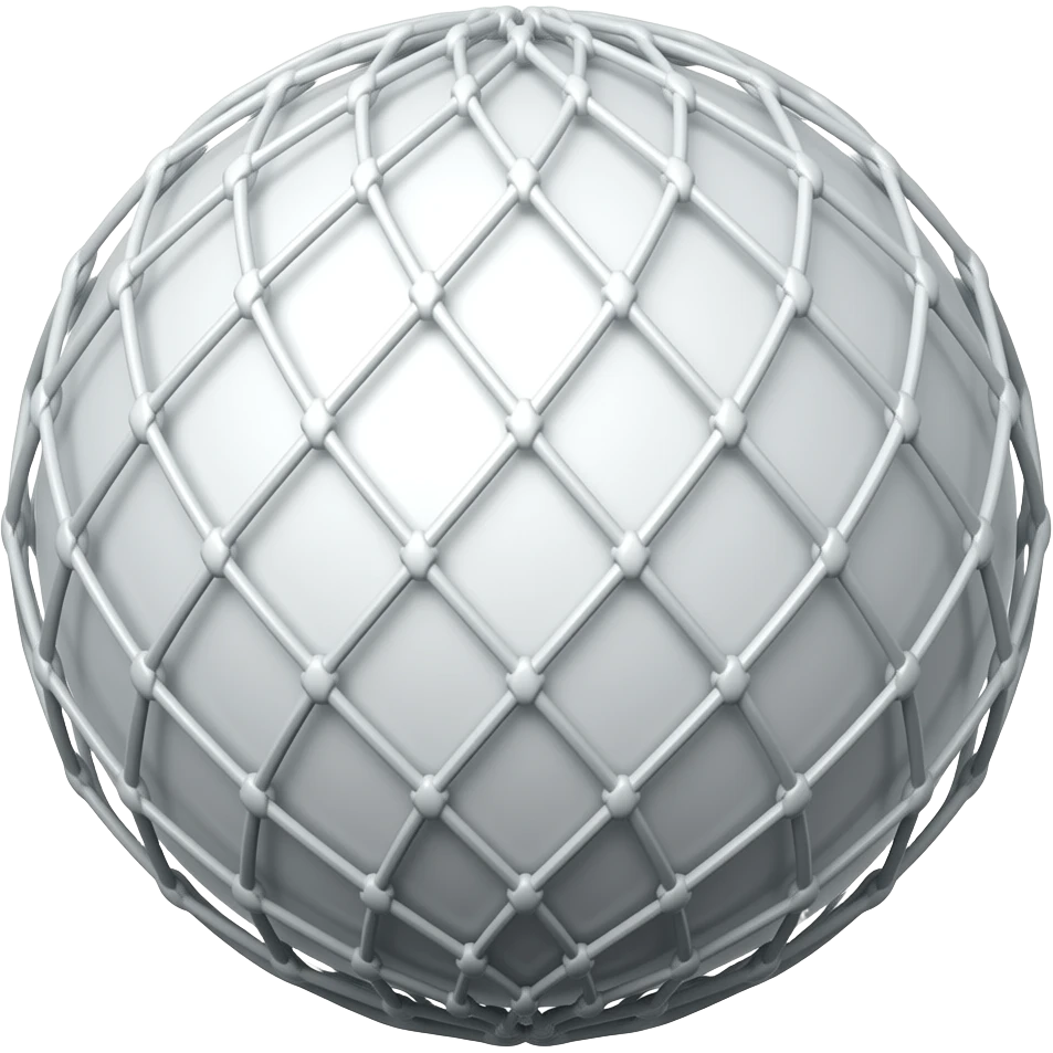 Ball on net emoji