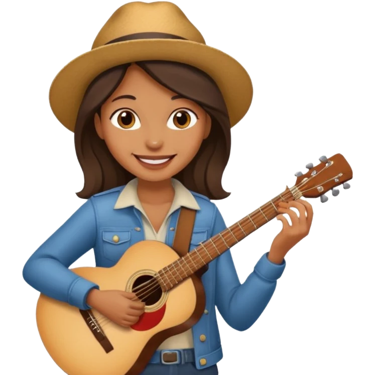 woman Street Musician emoji
