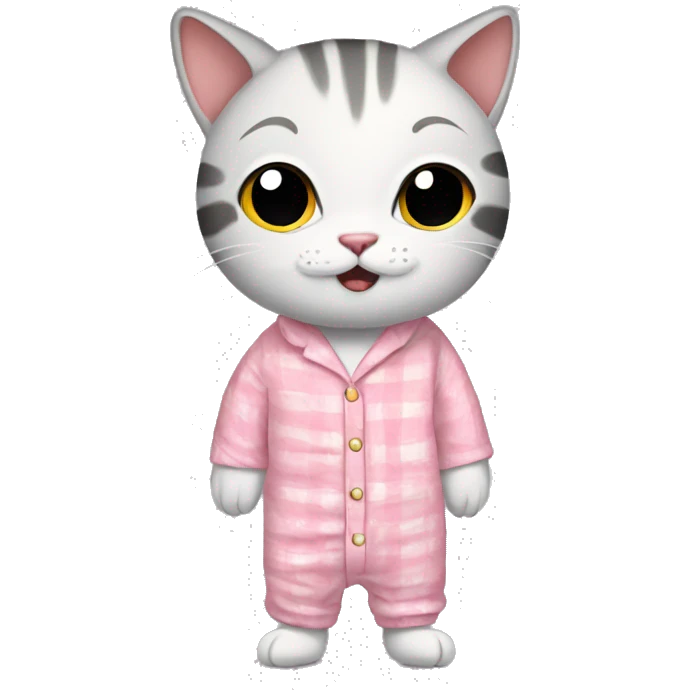 Cat in pjs emoji