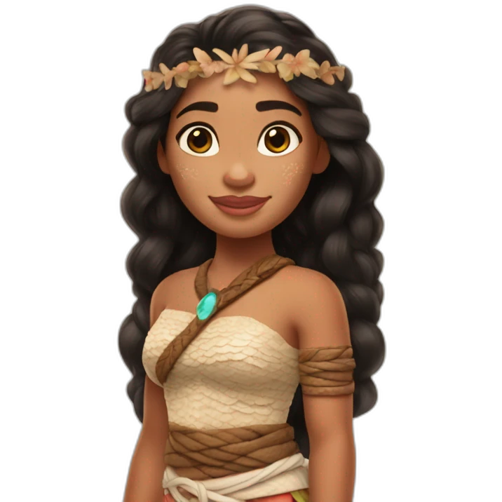 princess moana emoji