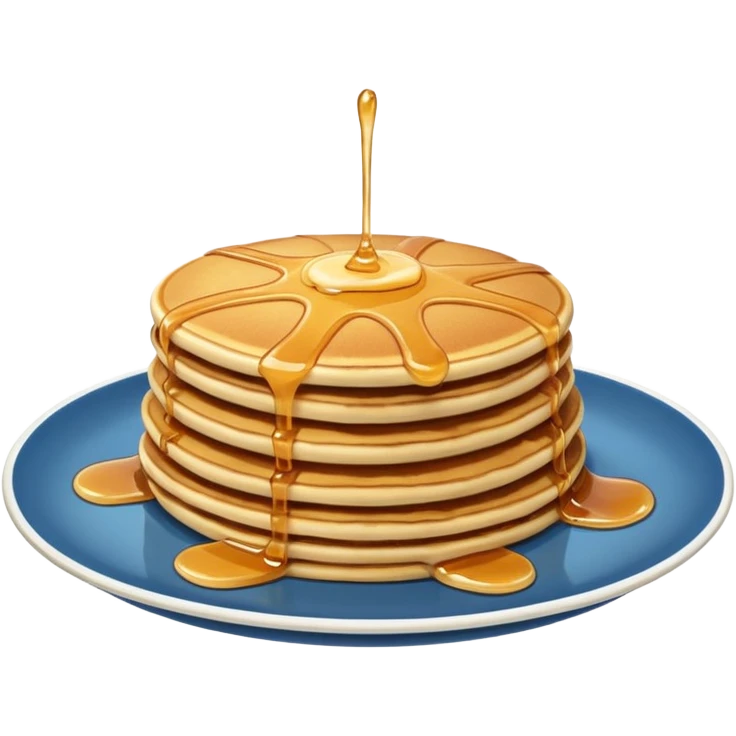 Raining pancakes emoji