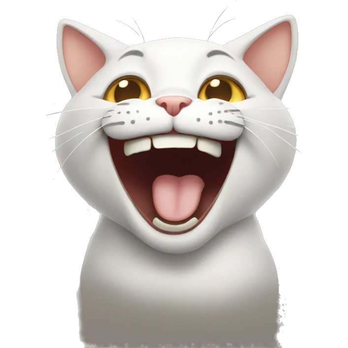cat laughing emoji