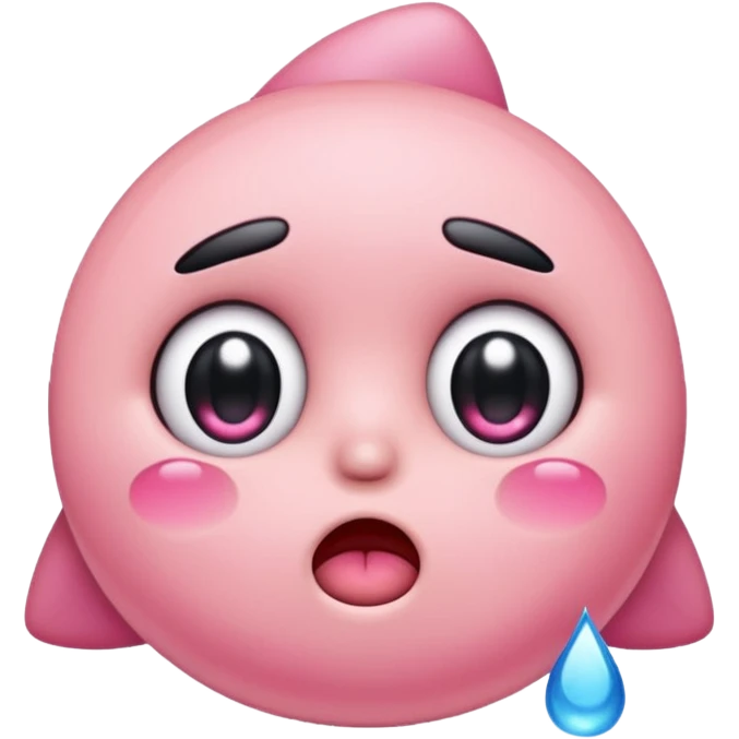 kirby crying emoji