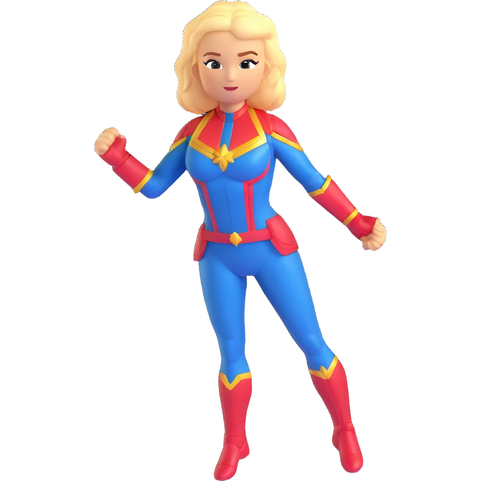 Captain Marvel superhero emoji
