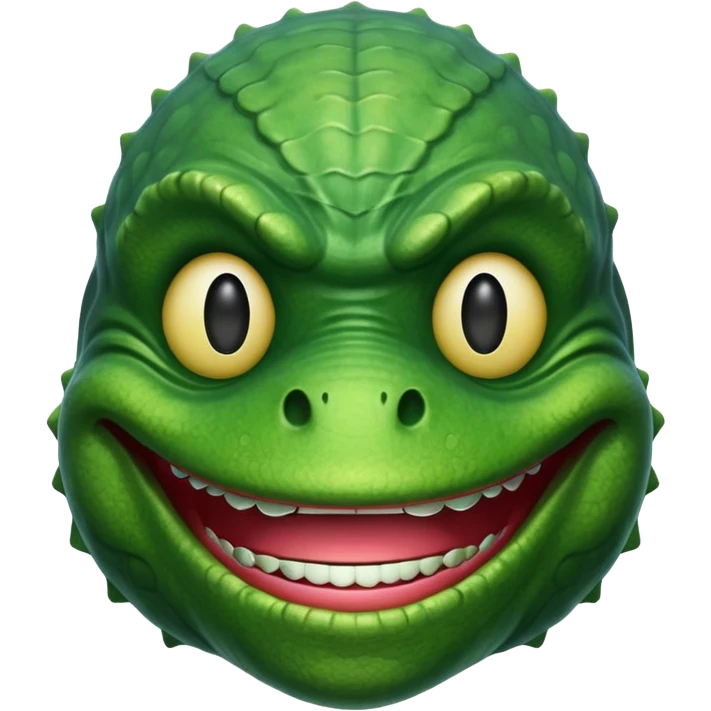 Creature black lagoon smiley face emoji