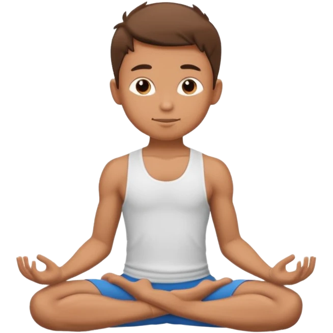 boy yoga poses emoji