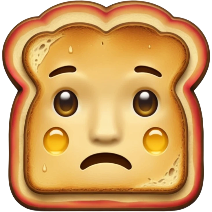 crying toast emoji
