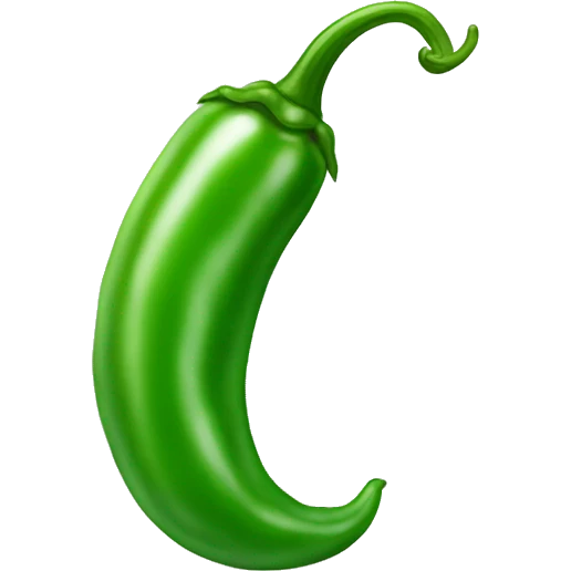 Green chilli emoji