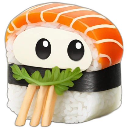 sushi dans du pain emoji