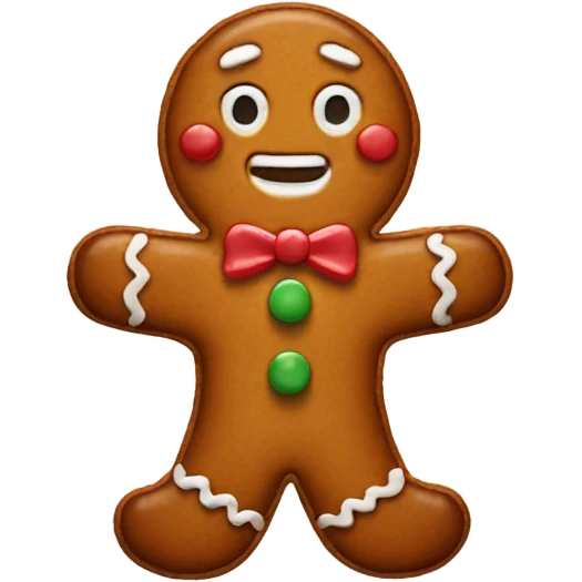 Gingerbread man  emoji
